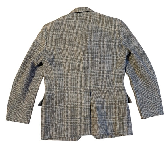 J Press Presstige Blazer Mens Plaid Wool 3 Button Sport Coat Jacket USA Made - Picture 2 of 7
